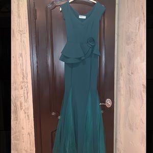 beautiful emerald green dress